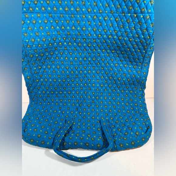 Garment Bag Blue Green Paisley Country French Provençal Quilted Hanging 26”X48” - Picture 3 of 14